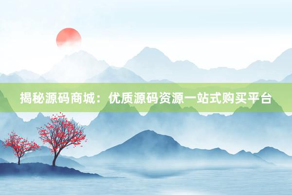 揭秘源码商城：优质源码资源一站式购买平台